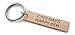 JewelryEveryday Bronze Tag Keychain Engraved with 2,922 Days, Happy 8th; Handmade 8 Year Anniversary Couples Keychain