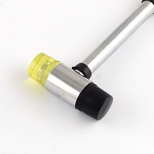 ARRICRAFT 1pc Installable Two Way Rubber Hammers Mallets Sledge Hammer with Steel Handle
