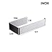 Taozun Hand Towel Holder/Bathroom Towel Ring - Self Adhesive Hand Towel Hanger Towel Bar Stick on Wall, Stainless Steel Brushed