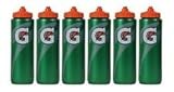 Set of 6 Gatorade Leakproof Green Orange Sport Squeeze Water Bottle 20 Oz