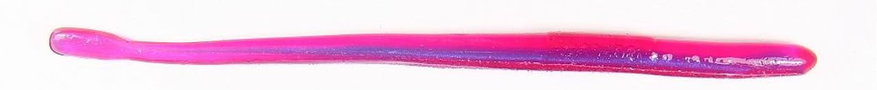 Roboworm SR-H3HR Straight Tail Worm Fishing Equipment, Morning Dawn Red Flake, 10 Count