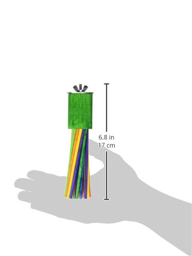 Super Bird Creations 6-1/2 by 1-1/2-Inch Paper Party Bird Toy, Large