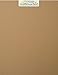 150 Brown Kraft Fiber 28/70 Pound Text (Not Card/Cover) Paper Sheets - 8.5