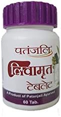 Baba Ramdev Patanjali Ayurved/Ayurvedic LIV Amrit Tablet 40GM Natural Herbal (33 Gram)