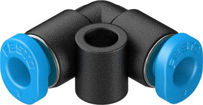 Festo QSML-6 QSM Mini Series Push-in L-Connector, 6 mm Tube x 6 mm Tube Connector