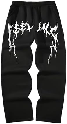 Amazon.com: SOLY HUX Boy's Graphic Sweatpants Y2k Gothic Elastic