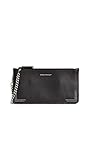 Mackage Women's Rem Double Pouch Wristlet, Black, One Size