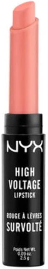 NYX High Voltage Lipstick Privileged Pink Vibrant Semi-Gloss Finish view 3