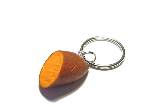 Sweet Potato Keychain - Tiny Food Jewelry - Thumbnail 2