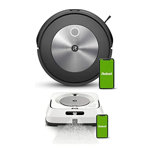 IRobot Roomba J7 (7150) WiFi Connected Robot Vacuum Braava Jet M6