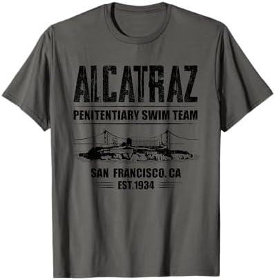 Amazon.com: Alcatraz Swim Team, Funny T-Shirt T-Shirt : Clothing
