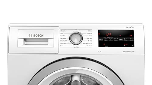 Bosch-WAU28T64GB-Serie-6-Freestanding-Washing-Machine-with-AllergyPlus-Drum-Clean-and-SpeedPerfect-9kg-1400spin-White Bosch WAU28T64GB Washing Machine 9kg Capacity, AllergyPlus, SpeedPerfect, 1400rpm spin, White, Serie 6, Freestanding