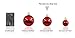 Woowell Shatterproof Christmas Tree Ornaments Decoration Large Size 2.36