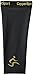 CopperSport Copper Compression Calf Sleeve Support - Suitable for Athletics, Tennis, Golf, Basketball, Sports, Weightlifting, Joint Pain Relief, Injury Recovery (Single Sleeve)