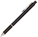 TUL® GL Series Retractable Gel Pens, Mixed Metals, Medium Point, 0.7 mm, Black Barrel, Black Ink, Pack Of 4 Pens