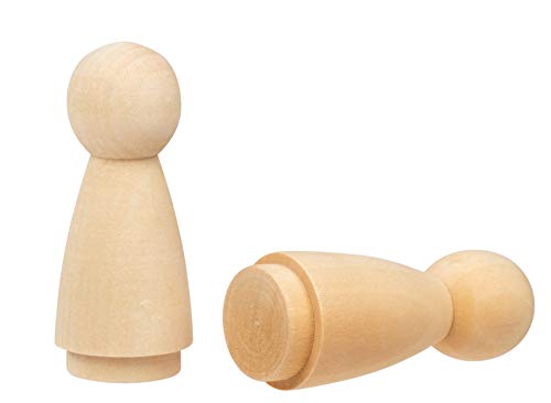 6 Peg+Dolls+Unfinished+Painting+Decoration