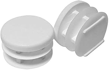 1 25 Round Insert Chair Leg Glide Protectors White Pack Of 25 Amazon Com