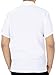 LA LEELA Rayon Camp Button Down Men's Shirt White Large | Chest 44
