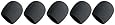 Bluecell Black 5 Pack Microphone Windscreen Foam Cover