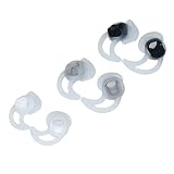 Alitutumao 3 Pairs (Large / Medium /Small) Replacement Noise Cancelling Double Flange Silicone Earbuds EarTips Eargel for Bose QC30 QuietControl 30 QC20 SIE2 IE3 Soundsport Wireless Earphones White