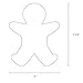 Happy Gingerbread Man Cookie Cutter, 4