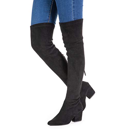 NNG-Women-Boots-Winter-Over-Knee-Long-Boots-Fashion-Boots-Heels-Autumn-Quality-Suede-Comfort-Square-Heels-US-Size