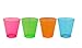 Party Essentials Hard Plastic 2-Ounce Shot/Shooter Glasses, 200-Count, Assorted Neon