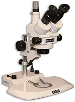 Meiji Techno America EMZ-5TR+MA502+PKL-2 0.7X - 4.5X Trinocular Zoom Stereo Body, Eyepiece, Pole Type Stand with F Folder