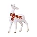 Monoche Christmas Deer Decorations Simulation White Elk Doll Animal Model Figurine for Xmas Home Decoration 1Pc (B)thumb 2