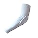 Morris 1 Pair / 2 Pcs Honeycomb Pad Crashproof Cycling Basketball Arm Guard Sleeve Elbow Support (White, X-Large)