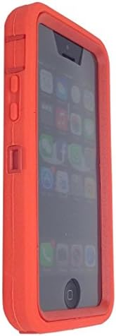 iPhone 5C case, OKASE iPhone 5C Hybrid Armor Cover Case, iPhone 5C Dual Layer Heavy Duty Case. iPhone 5C Durable Protective Silcone Layer + Plastic Shell Case, iPhone 5C Shockproof Case - ( OKASE (TM) Original User Friendly Packaging) - Orange on Orange