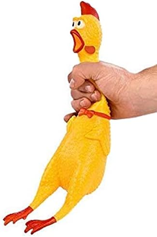Rubber Screaming Chicken Toy For Kids \u0026 
