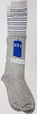 Doctor Who Tardis Striped Top Knee High Socks size 4-10