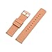 MLQSS Soft Silicone Watch Band with Quick Release Pins - Choice Color & Width (18mm, 20mm or 22mm) Watch Straps w/Adjustable Metal Clasp