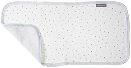 Ultra Soft Absorbing Large Burp Cloth 2 Pack Set 100% Cotton (Blue)