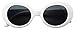 elope MOD Style Oval Glasses White