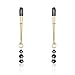 BeeSpring Metal Adjustable Clamps Black Diamond Decorations Non Piercings Women Body Jewelry