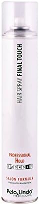 Pelo Lindo Women's Hair Spray Final Touch Professional Hold No 6 500Ml White