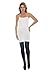 Seamless Cami Fitted Slip Dresses with Spaghetti Straps - White,One Size