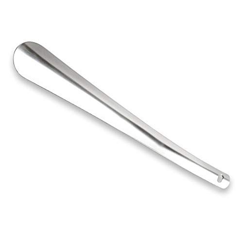 Shoe Horn Shoehorn Metal Shoe Horns - 12 Inch Long Shoe Horn, Heavy Duty Stainless Metal Shoe Horn for Men Women Kids Seniors - Thumbnail 4