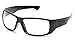 Pyramex Safety Furix Safety Glasses, Black Frame/Clear Anti-Fog, one size