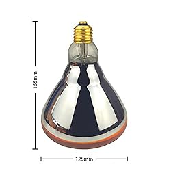 BONGBADA 2 Pack 250W Heat Lamp Red Infrared Bulbs