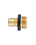 Orbit Brass Male Garden Hose Quick Connect Fitting for fast disconnect - 58119N
