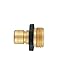 Orbit Brass Male Garden Hose Quick Connect Fitting for fast disconnect - 58119N