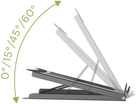 Properav Steel Portable Ergonomic Laptop Stand for Windows & Mac devices such as Dell, Toshiba, HP, Samsung, MacBook - Image 4