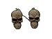 Kool Collectibles Skull Mirror Danglers Chains Awesome Race Accessory Zombie