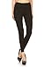 Yoga Solid Leggings (LYX128-BLACK)