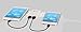 Battery1inc World's Slimmest and Smallest 15W Dual USB Wall Charger Travel Ac Adapter Energy Star Level VI Standards (Patent and UL Certificate Version)