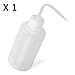 Yonger Scientific Safety Economy Wash Bottle Medical Label Tattoo 250 mL 1Pcs Capacity, Plastic Squeeze Bottle