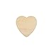 Wooden Hearts 4-1/2 Inch, Unfinished Wooden Heart Cutout Shape, Wood Heart (4-1/2” Tall x 1/8” Thick) - Bag of 10